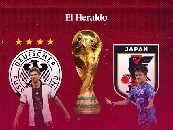 Alemanes y Japoneses se enfrentan en el estadio internacional de Khalifa en Doha, Qatar