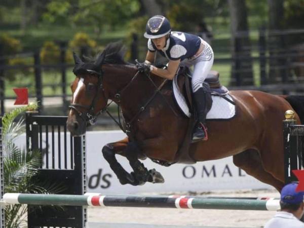 Gabriela Maradiaga fue la última campeona del FEI Jumping Children’s Classic.