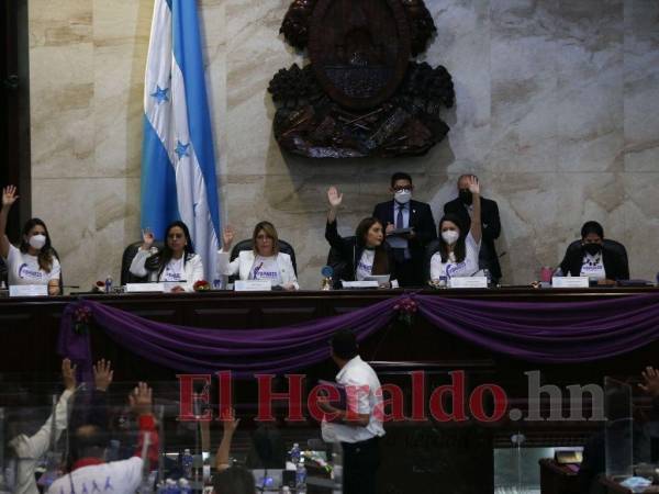 Solo mujeres hicieron uso de la palabra durante la reunión legislativa de ayer conmemorando la fecha.