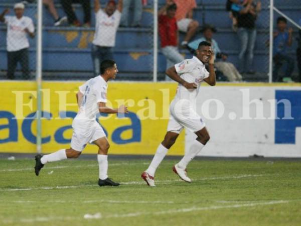 Carlo Costly anotó el gol del triunfo ante el Juticalpa en el estadio Nacional de Tegucigalpa (Foto: Efraín Salgado / Deportes EL HERALDO Honduras)