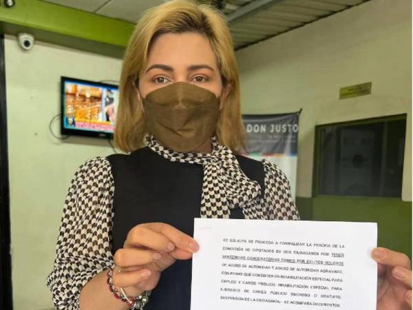 Marlene Alvarenga dejó claro que la presentación de la solicitud no tiene nada que ver con la confirmación de la Lista Engel por parte del Departamento de Estado de Estados Unidos.