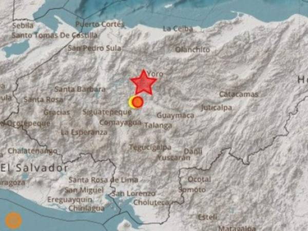 Este es el segundo sismo en menos de 24 horas en Comayagua.