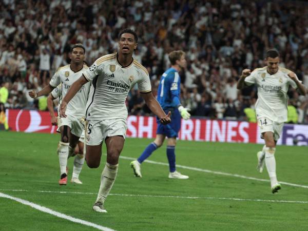 Jude Bellingham apareció en el último minuto del partido para darle el triunfo al Real Madrid en la primera jornada de la Champions League.