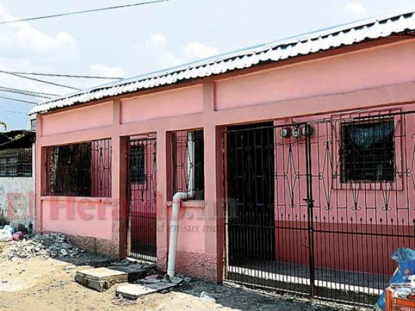 La vivienda donde fueron ultimadas las cuatro personas.