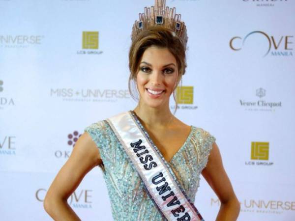 Miss Francia se disputó el primer puesto con la bella chica de Haití. Foto: AFP