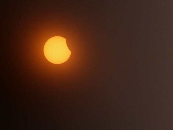 VIDEO: Así se ve el eclipse solar desde Honduras