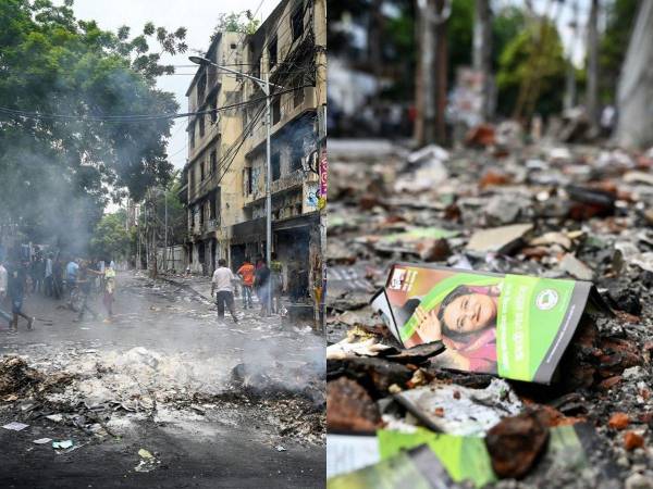 El premio Nobel de la Paz, Muhammad Yunus, asumió la jefatura interina del gobierno de Bangladés, tras la caída de la primera ministra Sheikh Hasina después de semanas de protestas estudiantiles violentamente reprimidas, pero para su llegada al poder el país vivió una violenta colvulsión.