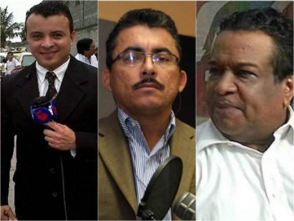 Los casos de periodistas asesinados más emblemáticos y recientes: Herlyn Espinal (2014), Alfredo Villatoro (2012) y Anibal Barrow (2013).