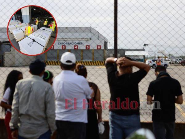 Fernando Caballero, Alejandro Caballero, Margie Paz, Adela Betulia Ramírez, Jazmín Nayarith Bueso y Belkis Esmeralda Anariba Cáceres, fueron esperados con ansias por sus familiares en la terminal aérea.