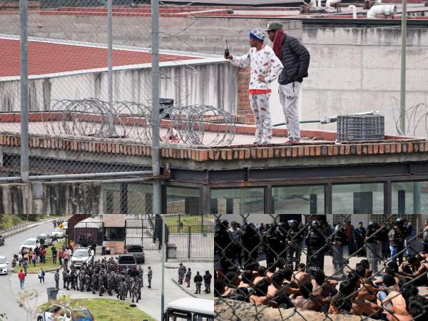 Presos de seis cárceles de Ecuador liberaron este viernes a casi 60 guardias y policías que tenían retenidos tras una arremetida de bandas narco que usan las prisiones como centros de operaciones en un país cada vez más violento.