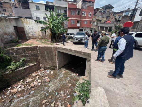 Debido a las fuertes lluvias, que se han reportado en este invierno, se ha dañado una de las cajas puentes que hay en este sector.