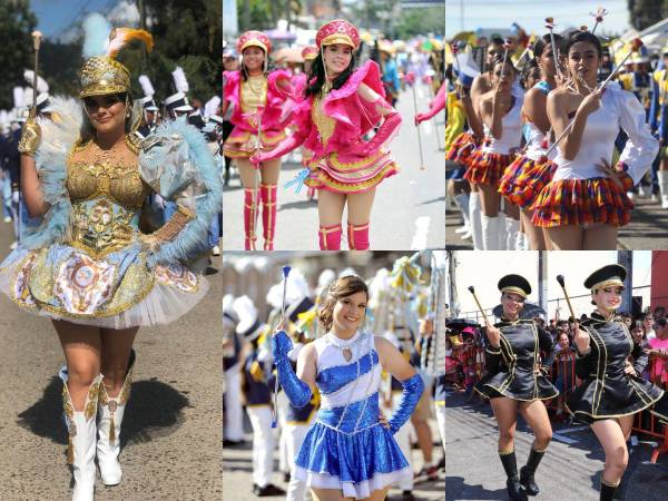 Algunos con innovadores accesorios, otros combinados con telas que evocan nuestra cultura; algunos sencillos, pero elegantes y otros con tonos llamativos y estilos únicos, las hermosas palillonas hondureñas brillaron más que nunca en los desfiles de independencia patria 2023. Y es que estas piezas parecen sacadas de una pasarela de alta costura, pues no dejaron de lado ningún detalle para que las bastoneras destacaran no solo por sus presentaciones, sino también por su apariencia.