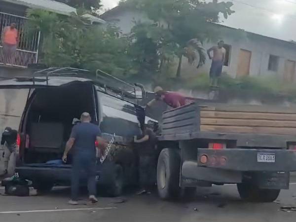 El accidente ocurrió a la altura del lugar llamado “el corredor de la muerte”.