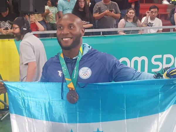 Kevin Mejía logró medalla de bronce para Honduras en los Juegos Panamericanos edición 2023, llevados a cabo en Chile.