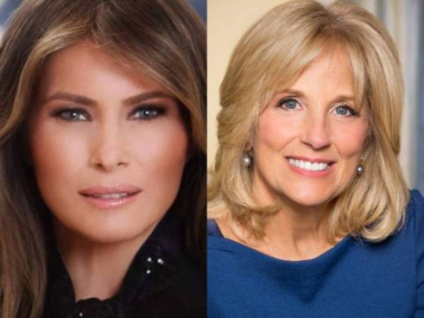 Melania le haría el desaire a Jill Biden y no cumpliría con la tradición que viene desde 1953. Fotos: Wikipedia