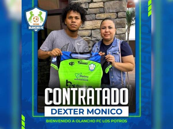 Dexter Mónico es de La Mosquitia y estuvo durante cuatro años en las reservas del Real España.