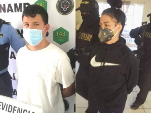 Flavio Josué Flores López (21), conocido como 'Chamaco y 'Kely Melissa Martínez Núñez (18), alias 'Patito' son las personas capturadas.