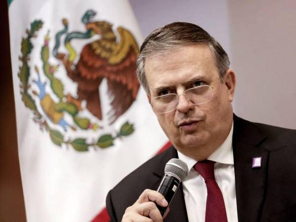 El canciller mexicano, Marcelo Ebrard.