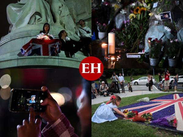 La multitud reunida frente al palacio de Buckingham, en Londres, observó el jueves cómo se colocaba la bandera a media asta tras la muerte de Isabel II. Entre lágrimas, se hizo el silencio y poco después, empezó a sonar el himno nacional “God save the Queen”.