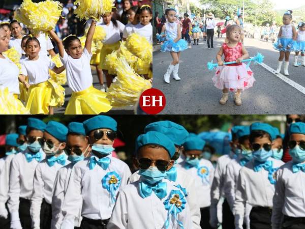 Orgullosos de honrar la patria en su 201 aniversario de Independencia, los escolares desfilan este 11 de septiembre en diversos sectores de la capital. Fotorreporteros de EL HERALDO se trasladaron a captar sus actos culturales y su amor por Honduras.