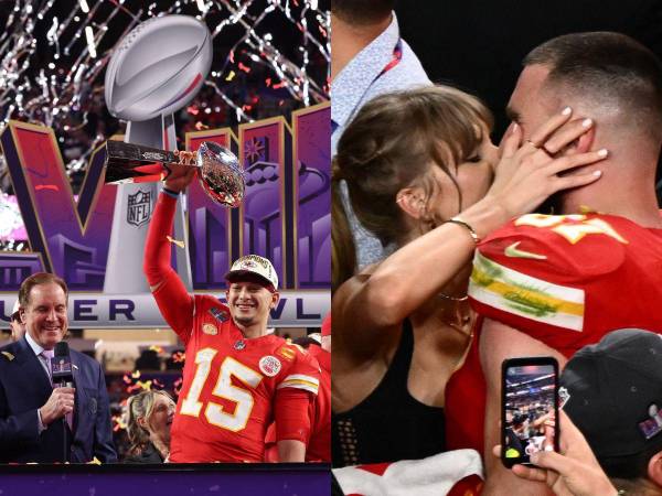 La leyenda de Patrick Mahomes y el romance de Taylor Swift y Travis Kelce enmarcaron el título del Super Bowl conseguido por los Kansas City Chiefs.