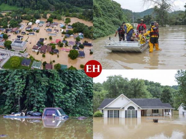 Las fuertes y constantes lluvias en Kentucky, Estados Unidos, ocasionaron varias inundaciones que hasta este viernes han acabado con la vida de al menos 15 personas. También se han reportado pérdidas materiales, pobladores que han tenido que abandonar sus casas, así como plantarse en tejados y árboles para evitar ser arrastrados por la corriente. En esta galería te mostramos las impactantes imágenes.