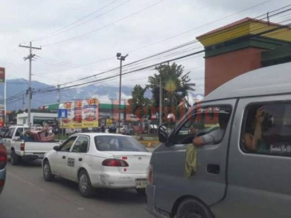 En San Pedro Sula, las principales carreteras de la ciudad se vieron sin problemas de circulación. Foto: La Prensa / Grupo Opsa.