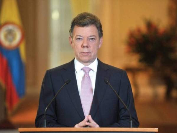 Santos fue galardonado con el Premio Nobel de la Paz en 2016 por sus labores para poner fin al conflicto colombiano. Foto: Archivo.