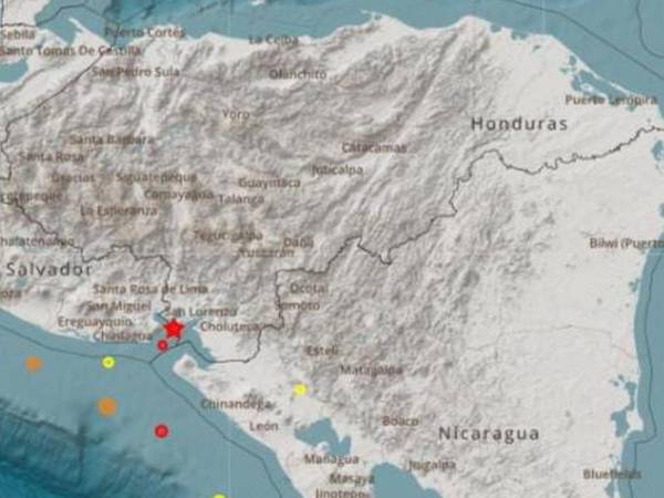 El sismo fue escasamente percibido por los pobladores de la zona sur de Honduras.