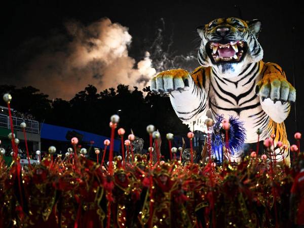 El éxtasis se apoderó del Sambódromo y miles de personas estallaron de júbilo con el arranque del desfile inicial el domingo, en la primera de dos noches del espectáculo que puso a Rio de Janeiro bajo los focos del mundo.