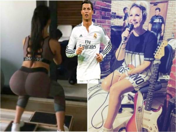 Georgina Rodríguez, novia de Cristiano Ronaldo y Katia Aveiro, hermana del crack portugués. (Fotos: Instagram)