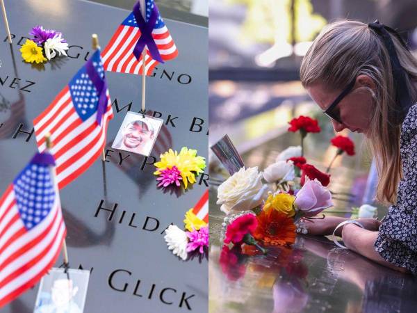 Lágrimas, retratos, rosas y banderas formaron parte del homenaje rendido a las víctimas de los ataques del 11 de septiembre de 2001 en Nueva York, donde se pidió no olvidarlos nunca. Ese fatídico día Nueva York se vio sacudido por el peor ataque terrorista en su historia.