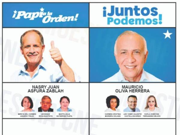 La semana pasada se terminó con el diseño de todas las papeletas.