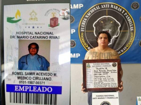 José Modesto Reyes Silva se hacía llamar Romel Samir Acevedo. Portaba un falso carnet de médico cirujano.