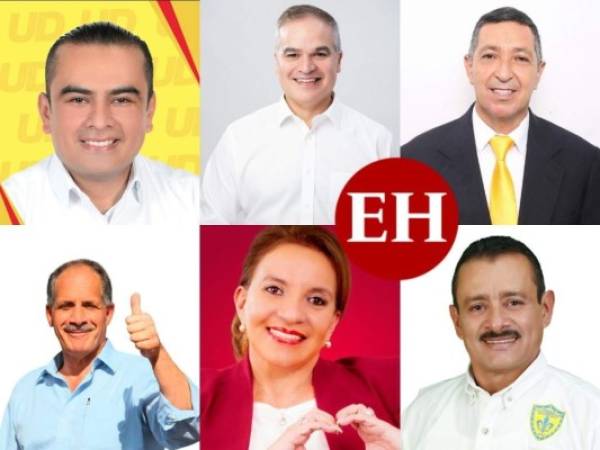 Abogados, empresarios, académicos, comunicadores y hasta exmilitares... estos son los candidatos presidenciales que esperan ganar su voto este próximo 28 de noviembre. FOTOS CORTESÍA