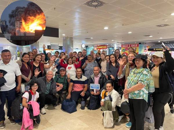 Un grupo de hondureños, que se encontraba en Israel como parte de una excursión religiosa organizada por una iglesia en Comayagua, quedó varada, pues su viaje coincidió con los ataques llevados a cabo por el grupo palestino Hamás en territorio israelí. A pesar que en un inicio el canciller Enrique Reina informó que la “situación estaba resuelta”, lo cierto es que familiares aclararon lo contrario, pues sus parientes se encontraban aún en Israel. A continuación los detalles.