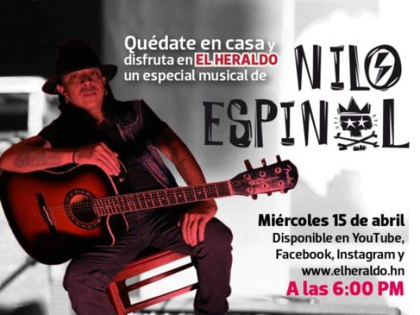 Nilo Espinal ofrecerá un inolvidable concierto a través de EL HERALDO.