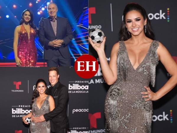 La destacada periodista hondureña Ana Jurka se lució en la entrega de los Premios Billboard 2022. Aquí las imágenes de su paso por la alfombra roja.