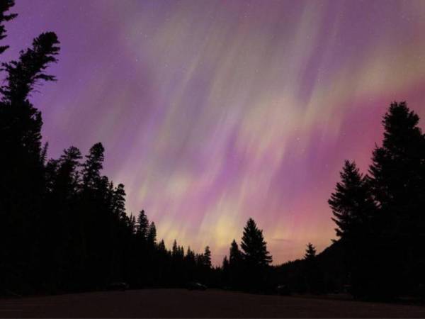 La mejor hora para ver las auroras boreas fue este martes 31 de diciembre por la mañana.