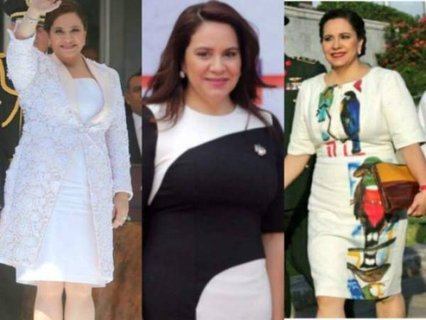 Ana García Hernández, la primera dama de Honduras, siempre ha lucido elegantes vestidos en importantes eventos de la nación. A continuación un recuento de sus atuendos más llamativos.