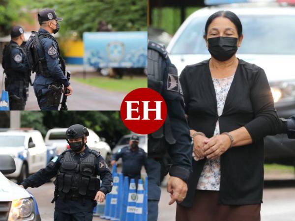 Herlinda Bobadilla fue trasladada hasta la Corte Suprema de Justicia (CSJ) para la audiencia de medios probatorios. La presunta líder de la banda Montes Bobadilla es pedida en extradición por las autoridades de Estados Unidos por delitos de tráfico de drogas.