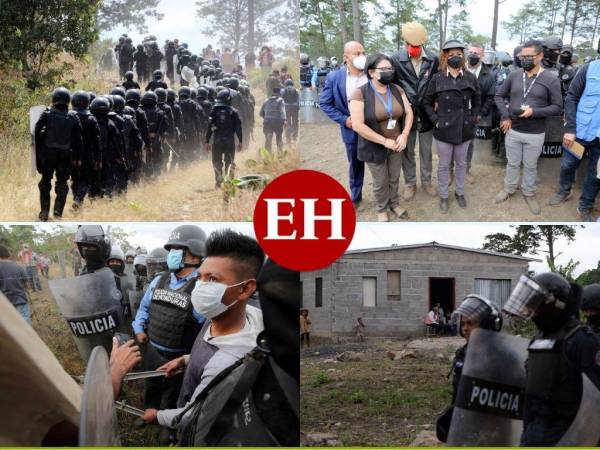 Tras varias horas de forcejeos, enfrentamiento y diálogos las autoridades suspendieron el desalojo que había sido ordenado por un juez en la comunidad lenca Tierras del Padre, ubicada en la salida al sur de la capital hondureña.