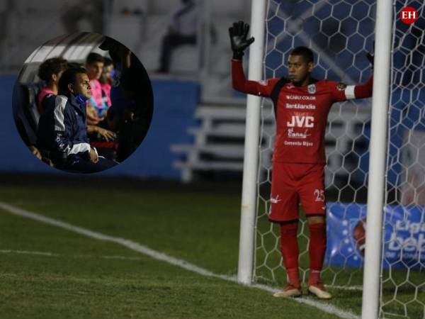 Denovan Torres no se lanzó en el penal que pateó Roberto Moreira en protesta con el árbitro Melvin Matamoros.