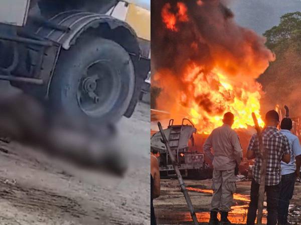 Una tragedia sacudió el sector de Río Blanco, en la ciudad de San Pedro Sula, al norte de Honduras, cuando una fuerte explosión de dos cisternas cargadas de combustible cobró la vida de una persona e hirió a otra.