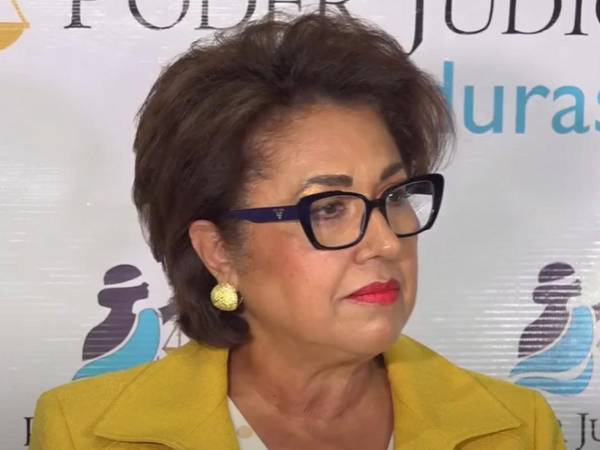 Rebeca Lizette Ráquel Obando, presidenta de la Corte Suprema de Justicia de Honduras.