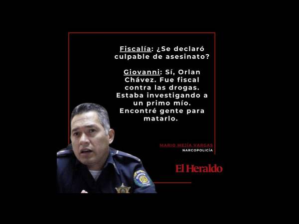 El expolicía “Giovanni Rodríguez” dijo en su testimonio durante el juicio de Juan Orlando Hernández que llegó a ver grandes cantidades de dinero empaquetado como del narcotráfico, al ser consultado qué tanto era la cantidad de dinero dijo que “Vi fajos de dinero como hasta la cintura”.