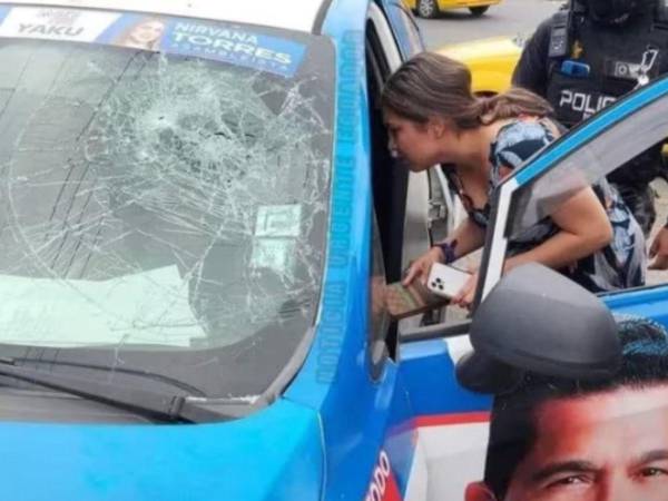 Según versiones, la candidata fue atacada por hombres a bordo de una motocicleta.