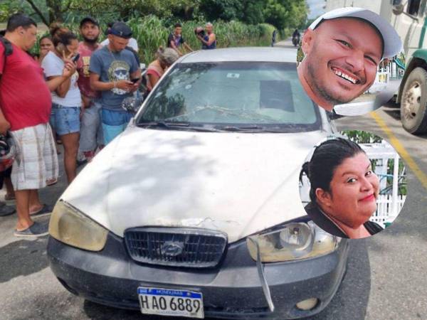 El vehículo en el que se transportaba la pareja asesinada recibió disparos en el vidrio frontal y quedó encendido. Mientras que las víctimas quedaron en los asientos delanteros del automotor.