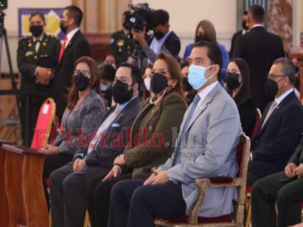 Los diputados leales a Luis Redondo mantienen su posición de que este es el verdadadero presidente del Congreso Nacional, electo el 23 de enero por 98 votos. Foto: Efraín Salgado/EL HERALDO.