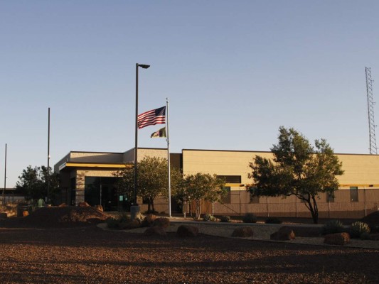 Vista de un centro de detención para migrantes de la Patrulla Fronteriza en Texas. Foto. Agencia AP.